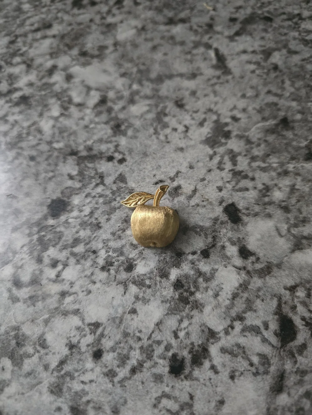 Trifari | Vintage 1950s Gold Apple Pin Brooch